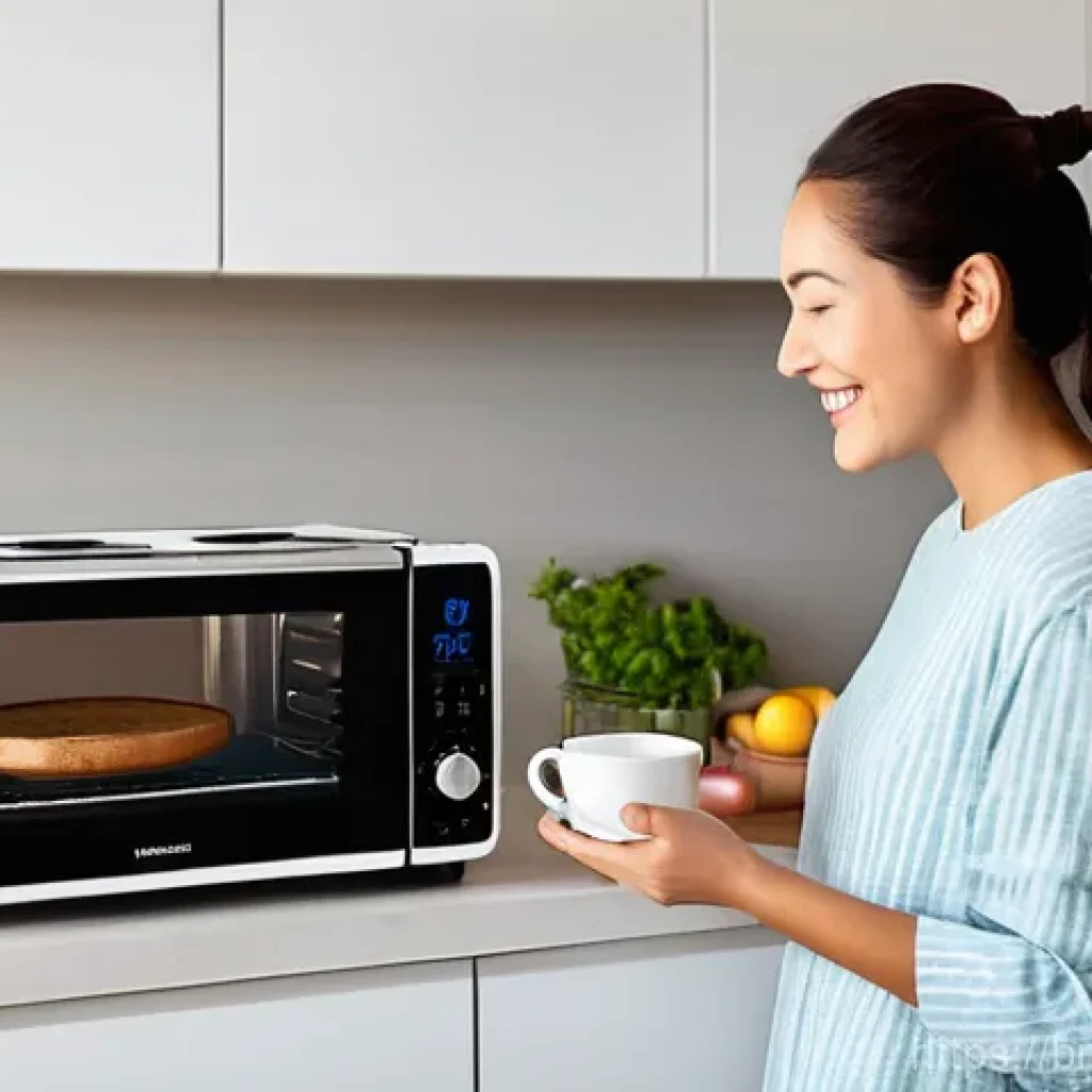 스마트 주방의 글로벌 트렌드 - **Prompt 1: Morning Bliss in a Smart Kitchen**
A bright, modern kitchen bathed in soft morning s...