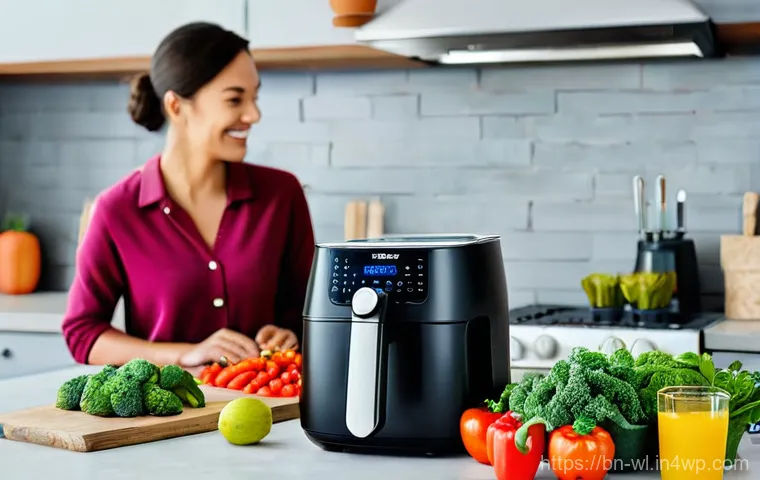 스마트 주방 기기 구매 시 고려사항 - **Prompt 1: Efficient Morning in a Smart Kitchen**
    A bright, clean, and modern smart kitchen bat...