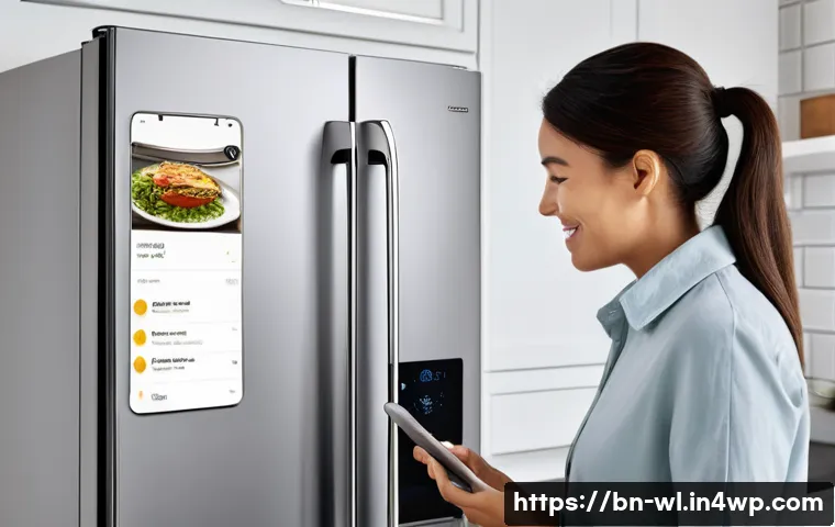 스마트 주방의 운영 효율성 분석 - **Prompt:** A modern, well-lit smart kitchen with sleek, integrated appliances. A person in their la...